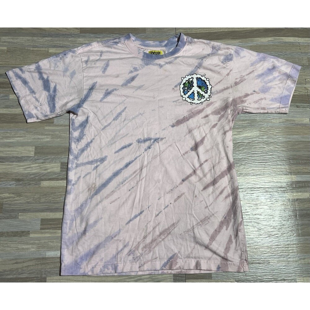 Chinatown Market Peace On Earth Tie Dye Graphic T-Shirt Size Medium
